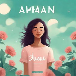 Create a book cover for a novel entitled "Awan"