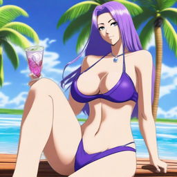 A breathtakingly beautiful waifu with a voluptuous figure, addicted to gambling and alcoholic beverages, and deeply in love