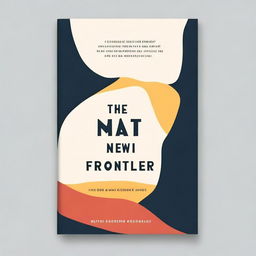 Create a book cover for a non-fiction book titled 'The New Frontier'