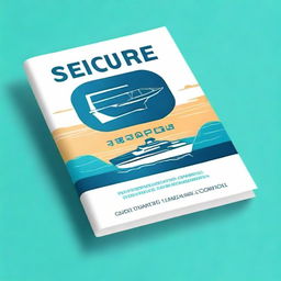 Design a simple yet slightly futuristic book cover for an e-book titled 'Secure, Automate, and Remote Control Your Boat'