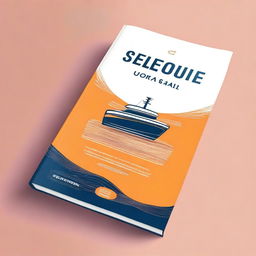 Design a simple yet slightly futuristic book cover for an e-book titled 'Secure, Automate, and Remote Control Your Boat'