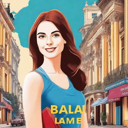 Create a book cover for a story about a woman named Clara who went to Buenos Aires, Argentina to work as an au pair