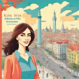 Create a book cover for a story about a woman named Clara who went to Buenos Aires, Argentina to work as an au pair