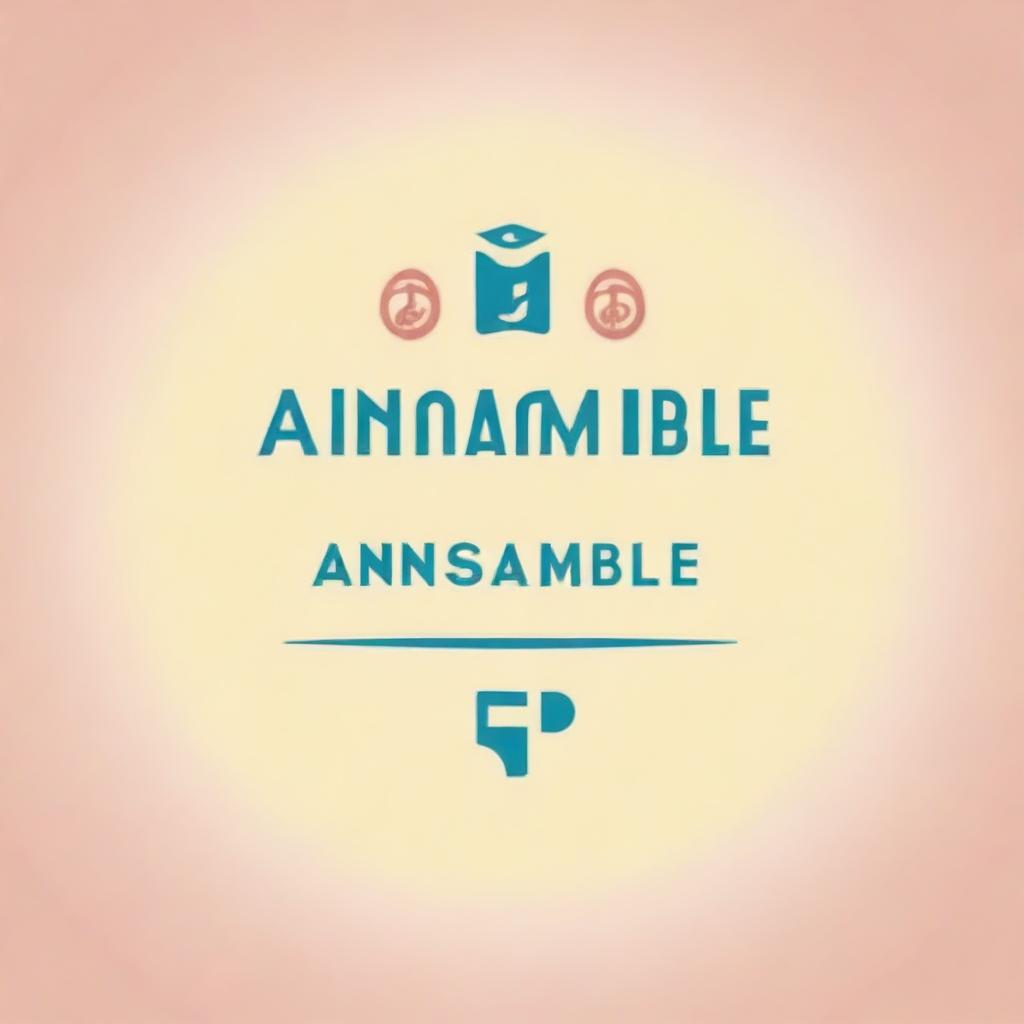 Create a brand identity for 'Ansamble', a company that teaches music theory