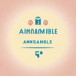 Create a brand identity for 'Ansamble', a company that teaches music theory