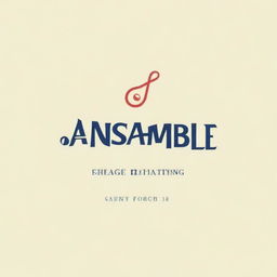 Create a brand identity for 'Ansamble', a company that teaches music theory