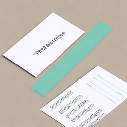 Create a brand identity for 'Ansamble', a company that teaches music theory