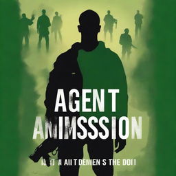 Create a book cover titled 'Agent on a Mission'