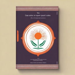 A book cover design for a book titled 'INDIAN CONSTITUTION AND POLITICAL SYSTEM'