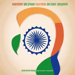 A book cover design for 'INDIAN CONSTITUTION AND POLITICAL SYSTEM'