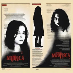 Create a poster concept for the film 'Monica: When Fear Kills'