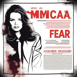 Create a poster concept for the thriller/drama film 'Monica: When Fear Kills