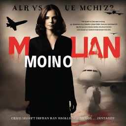 Create a dramatic book cover for the title 'Monica: When Fear Kills