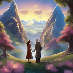 A 60-year-old man and a 20-year-old girl fall in love in a fantastical, otherworldly setting