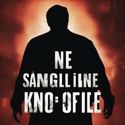 A book cover for a cop thriller mystery/vampire paranormal story titled 'The Sanguine Files: Volume One'