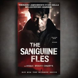 A book cover for a cop thriller mystery/vampire paranormal story titled 'The Sanguine Files: Volume One'