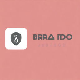 Create a logo with the text 'Brando8D'