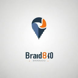 Create a logo with the text 'Brando8D'