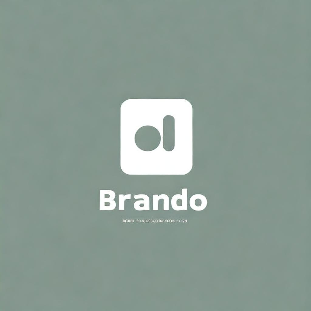 Create a logo with the text 'Brando8D'