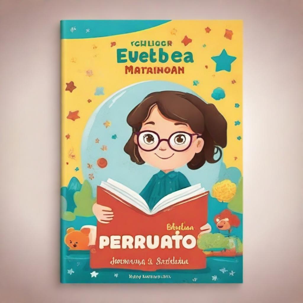 Create a beautiful book cover for a children's biography book