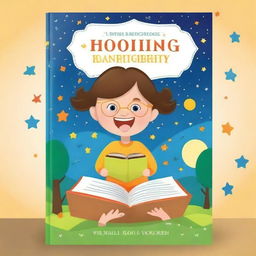 Create a beautiful book cover for a children's biography book