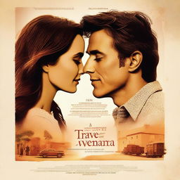 Create a poster for the existing romantic and emotional film 'A Través de Mi Ventana'