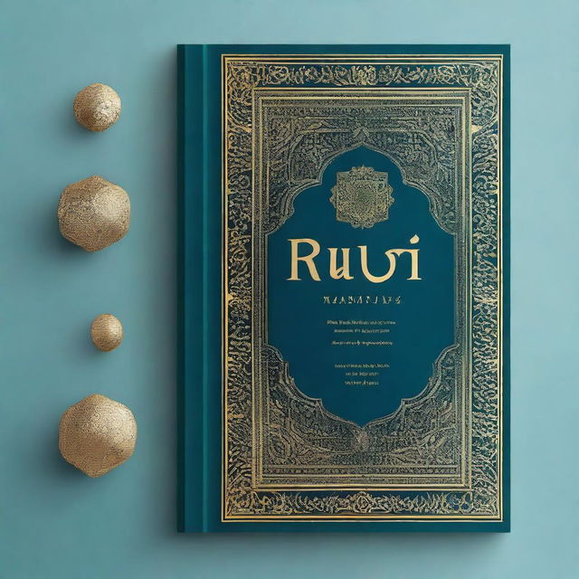 Create a book cover design for Rumi's Masnavi Sharif