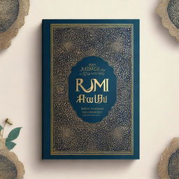 Create a book cover design for Rumi's Masnavi Sharif