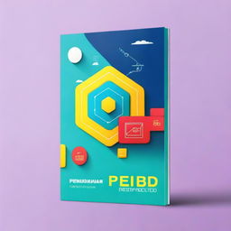 Create a book cover for a book titled 'Pendidikan ICT'