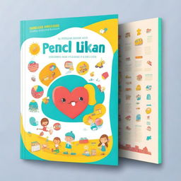 Create a book cover for a book titled 'Pendidikan Anak'