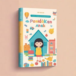 Create a book cover for a book titled 'Pendidikan Anak'