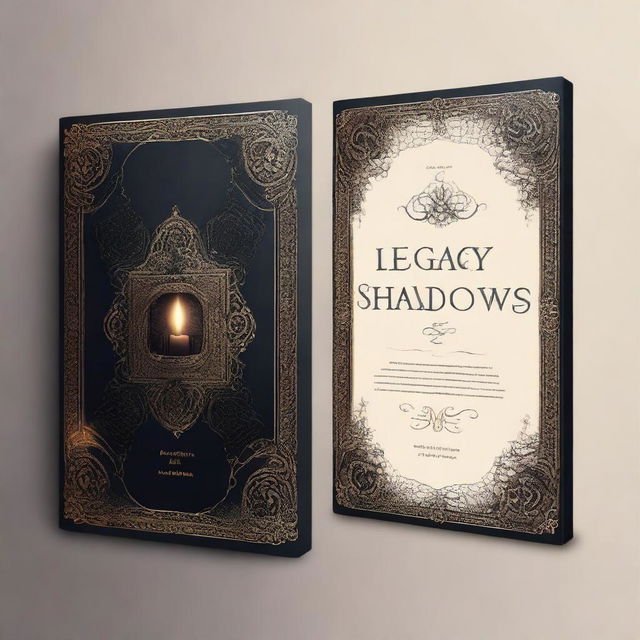 Design a book cover for 'Legacy of Shadows'