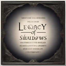 The words 'Legacy of Shadows' displayed full screen in an elegant, gothic font