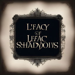 The words 'Legacy of Shadows' displayed full screen in an elegant, gothic font