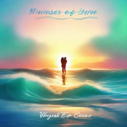 An album cover for the song 'Waves of Love' by LEYA POOH