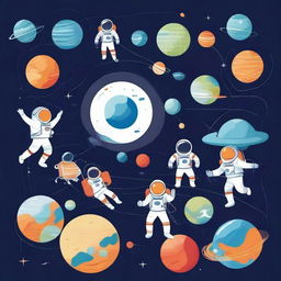 Imagine a school yearbook as a space journey where each section represents a different planet, and each student is an astronaut exploring academic achievements, sports events, and cultural activities