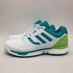 Pair of ZX 8000 Golf shoes in pristine condition, sleek design with energetic color contrasts and unique style features.