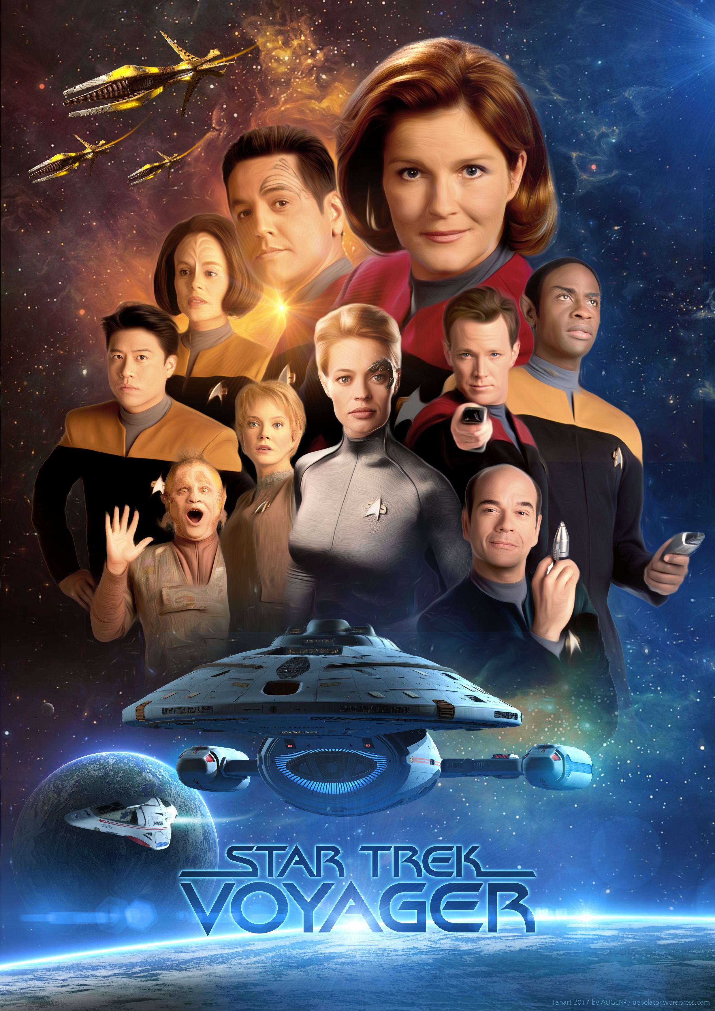 Ever wondered which crew member from the USS Voyager you most resemble? Take this quiz to find out if you're more like Captain Janeway, Seven of Nine, or another beloved character from Star Trek: Voyager!