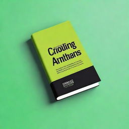 Create a clean, minimalist book cover for a book titled 'Crowdfunding for Authors'