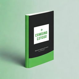 Create a clean, minimalist book cover for a book titled 'Crowdfunding for Authors'