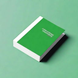 Create a clean, minimalist book cover for a book titled 'Crowdfunding for Authors'