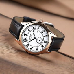 A stylish wristwatch with a sleek design featuring the brand name McCree prominently displayed on the watch face