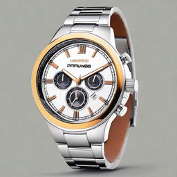 A stylish wristwatch with a sleek design featuring the brand name McCree prominently displayed on the watch face