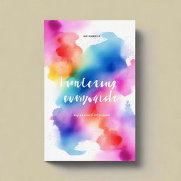 A captivating book cover showcasing watercolor technique