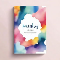 A captivating book cover showcasing watercolor technique