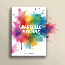 Create a book cover featuring the theme of watercolor painting