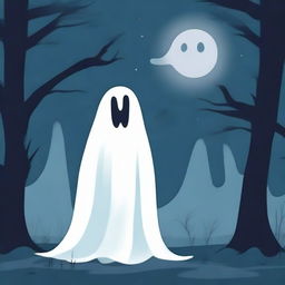 Create an animation of a ghost