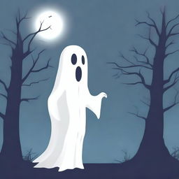 Create an animation of a ghost