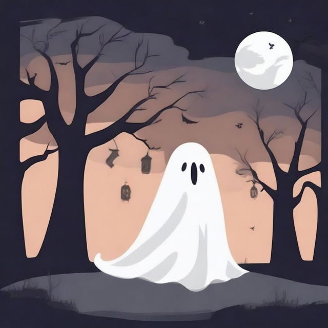 Create an animation of a ghost