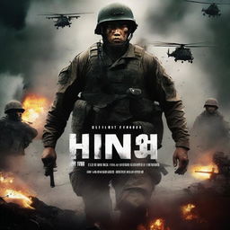 Create a war movie poster with the title 'By Than Yu'